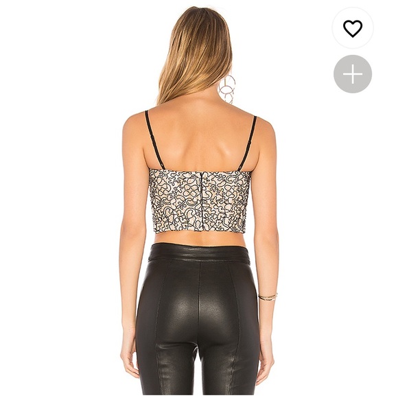 NWT MILLY Karissa Lace Bustier in Ballet - Picture 3 of 7